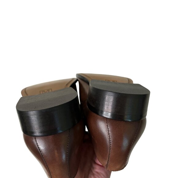 NWOT Bruno Magli Nevil BM600617 Brown Leather Cap Toe Oxfords Shoes Size 11.5 - Picture 7 of 12